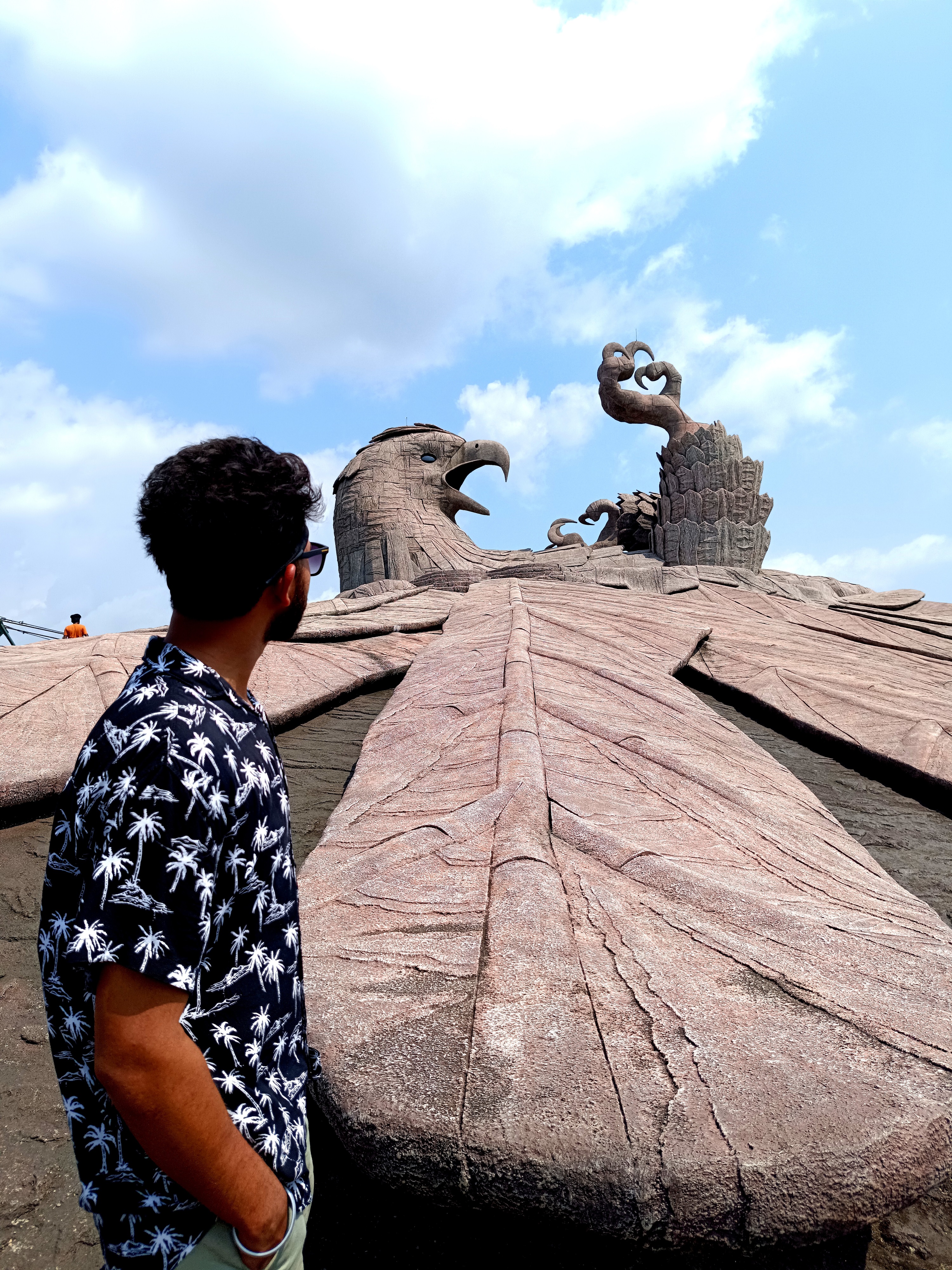 Jatayu Earth’s Center statue in Varkala