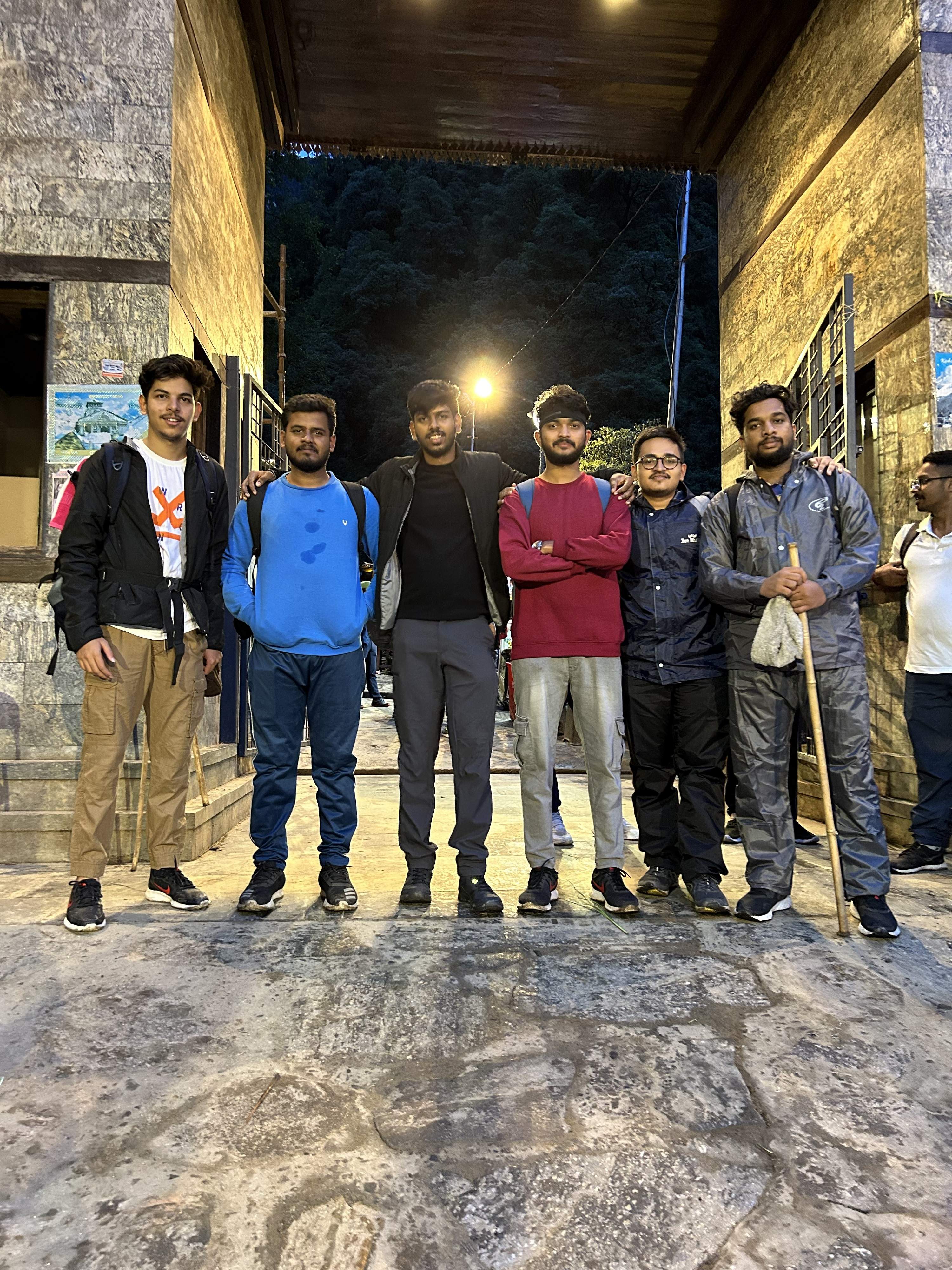 Natural hot spring in Gaurikund, starting point for Kedarnath trek