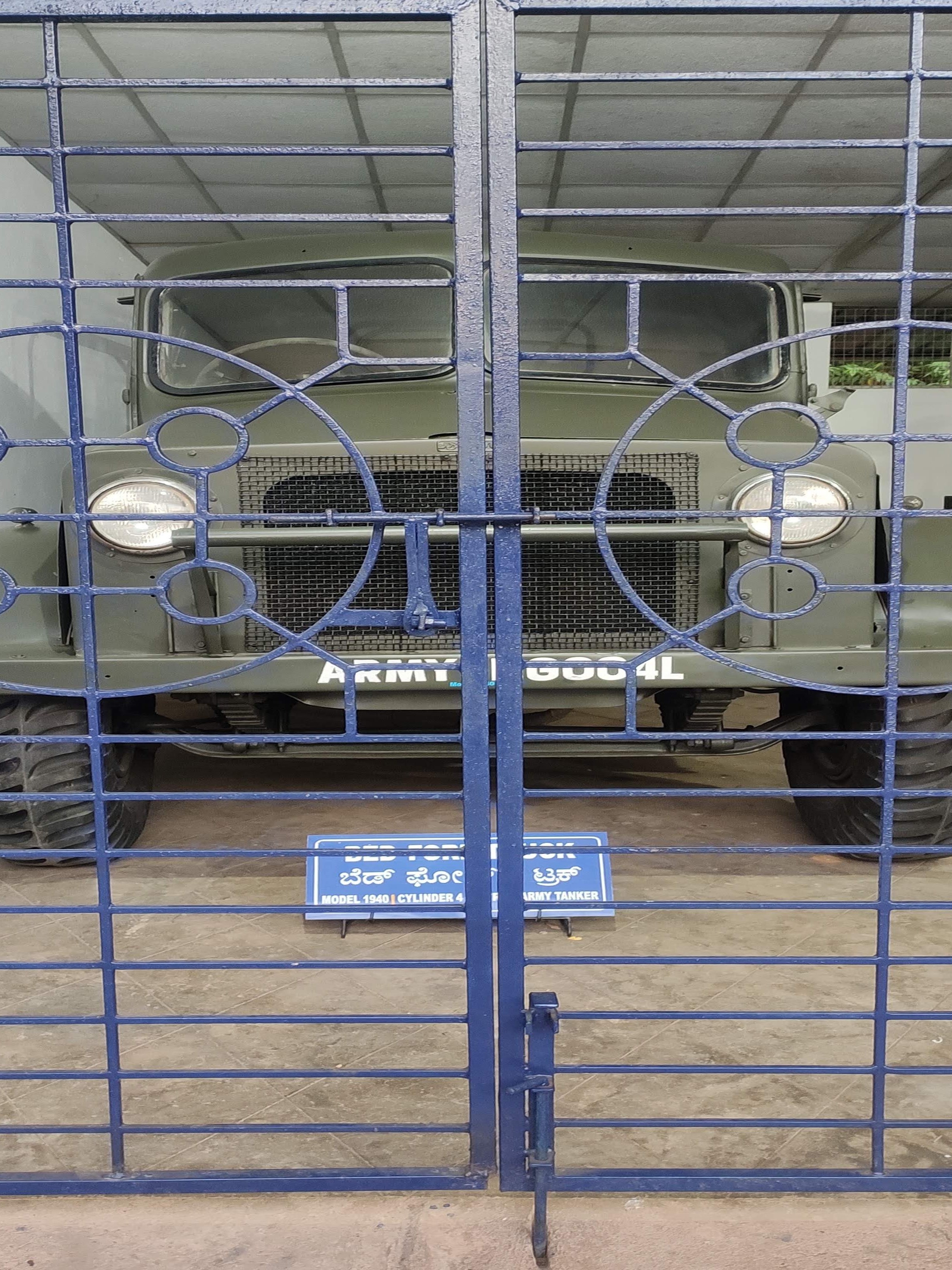 Vintage cars displayed in the Dharmasthala car museum