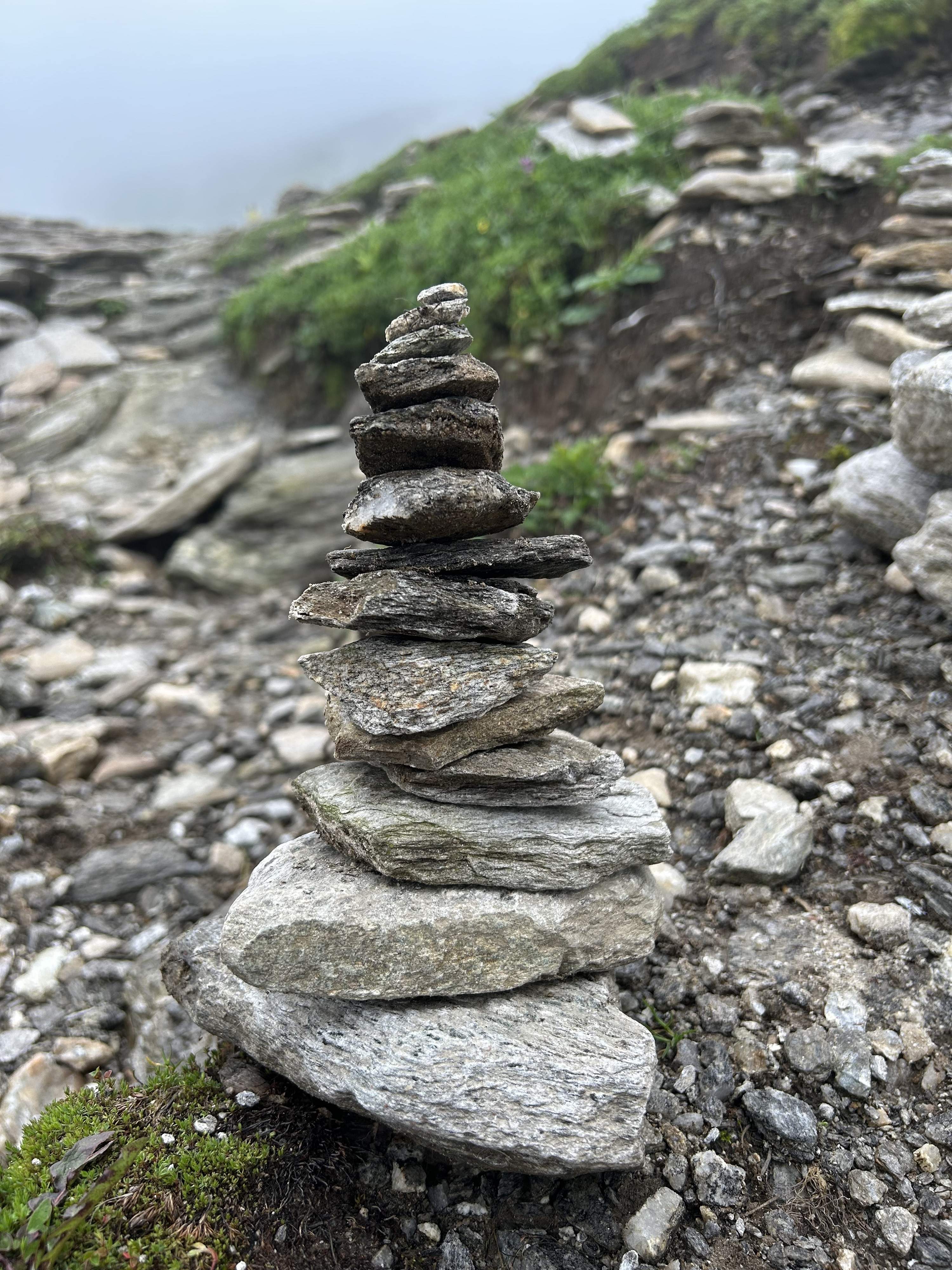 Final stretch with steps leading to Tungnath temple